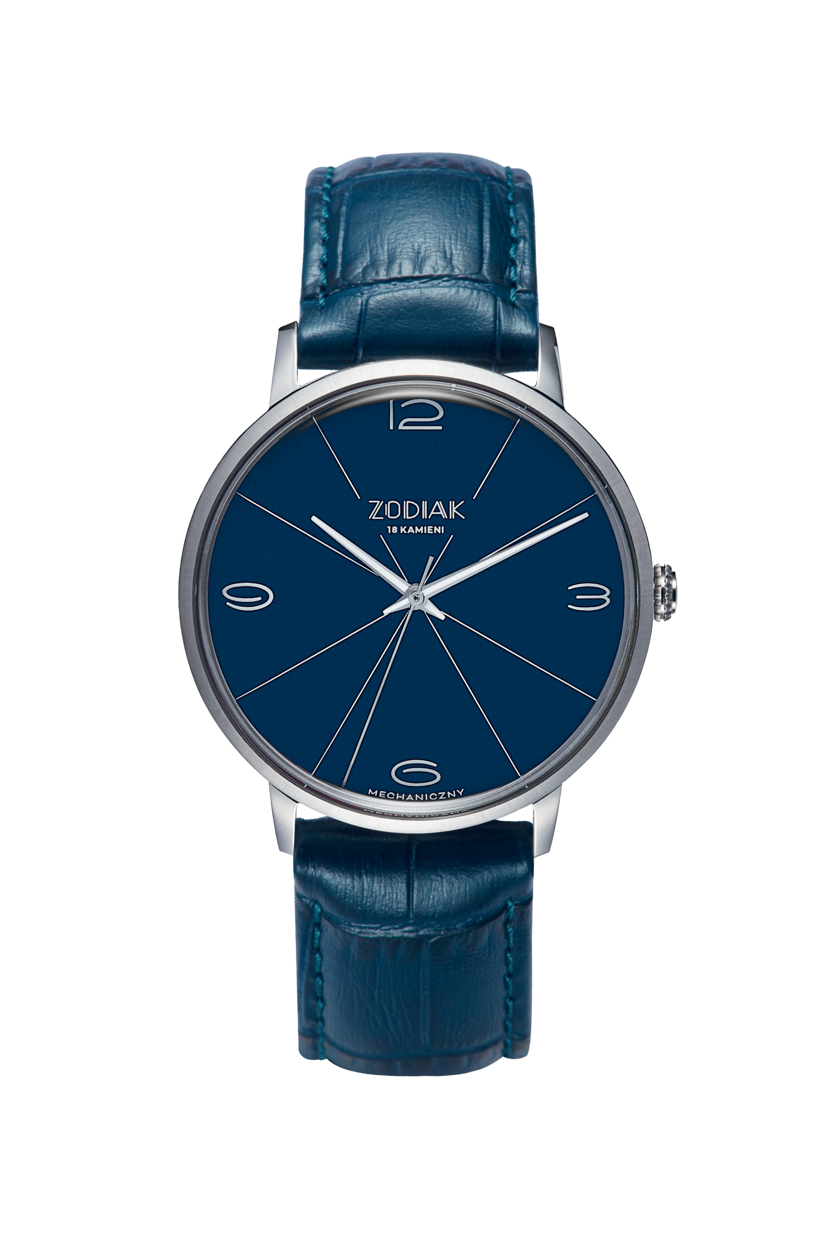 Błonie Zodiak Mechaniczny Granatowy - WatchUS.pl