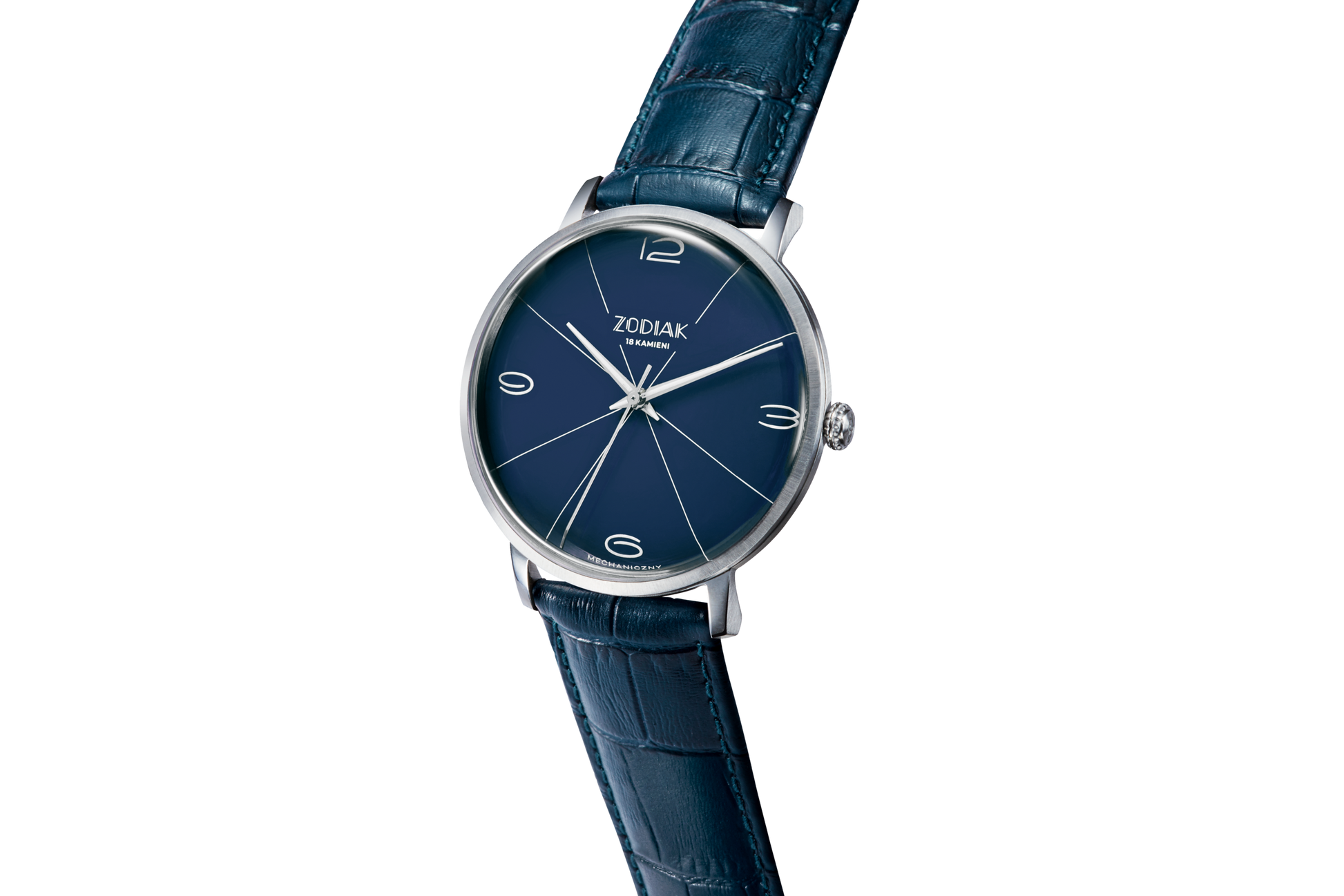 Błonie Zodiak Mechaniczny Granatowy - WatchUS.pl