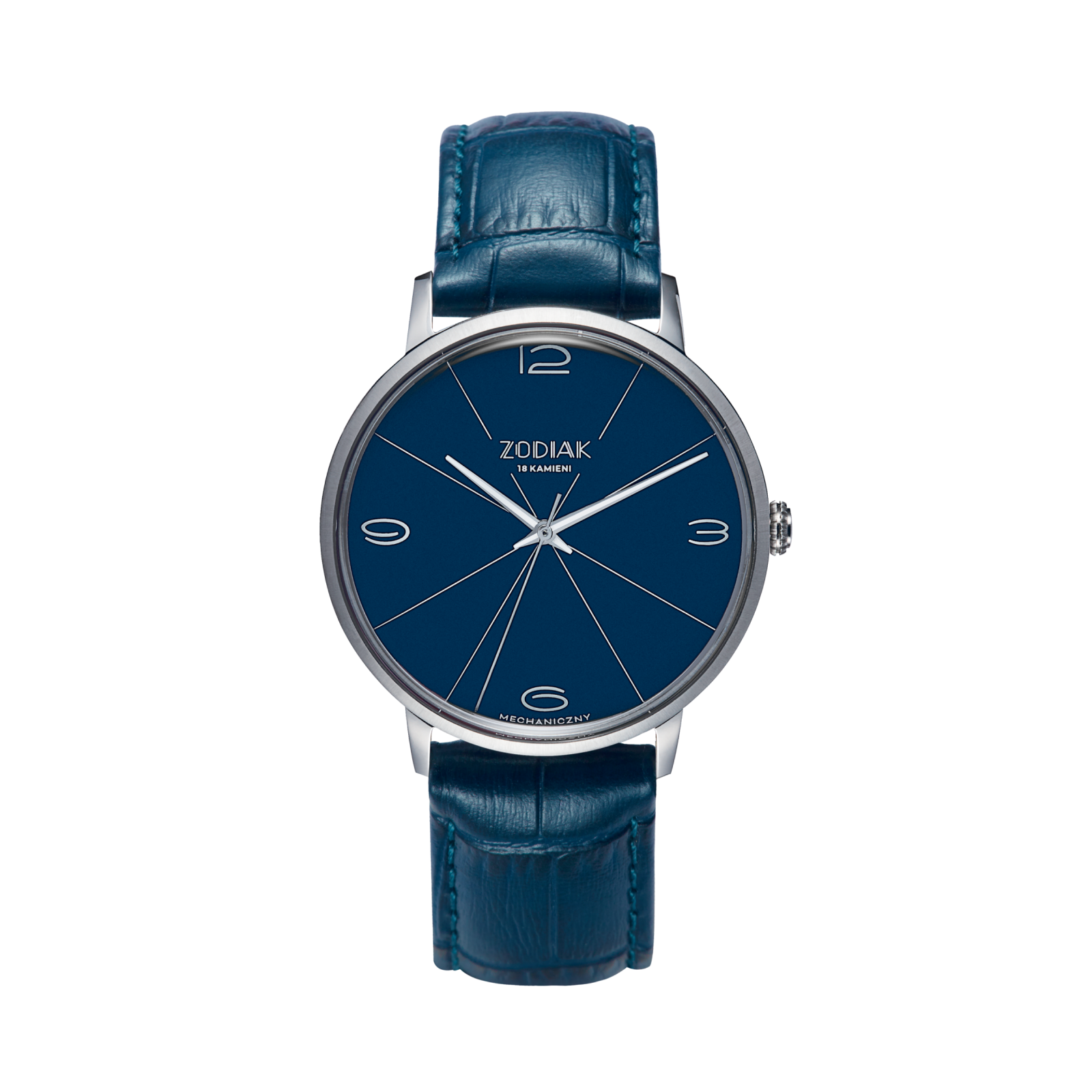 Błonie Zodiak Mechaniczny Granatowy - WatchUS.pl