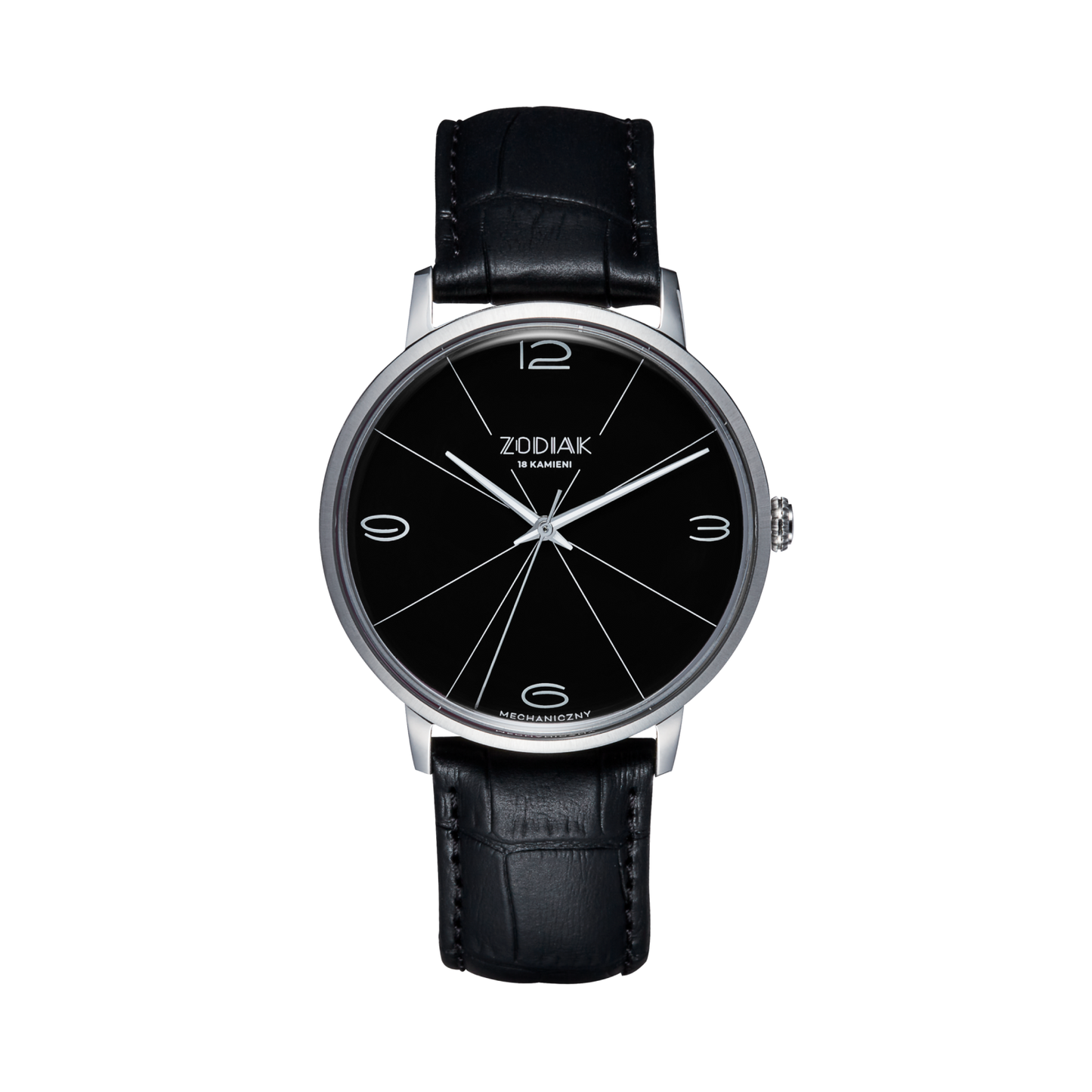 Błonie Zodiak Mechaniczny Czarny - WatchUS.pl