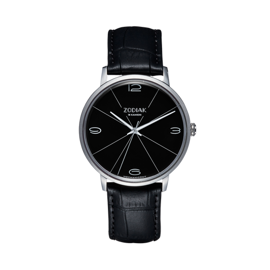 Błonie Zodiak Mechaniczny Czarny - WatchUS.pl